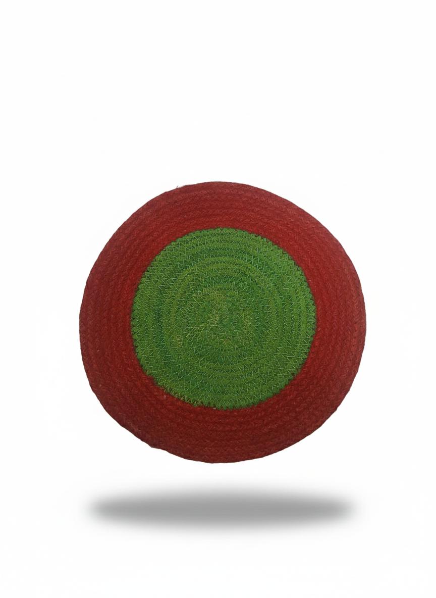 Round Table Mat (Green-Red) - Image 2